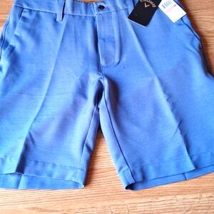 P*NWT Callaway Mens Golf Shorts, Light  Blue Sz 32 Msrp $78